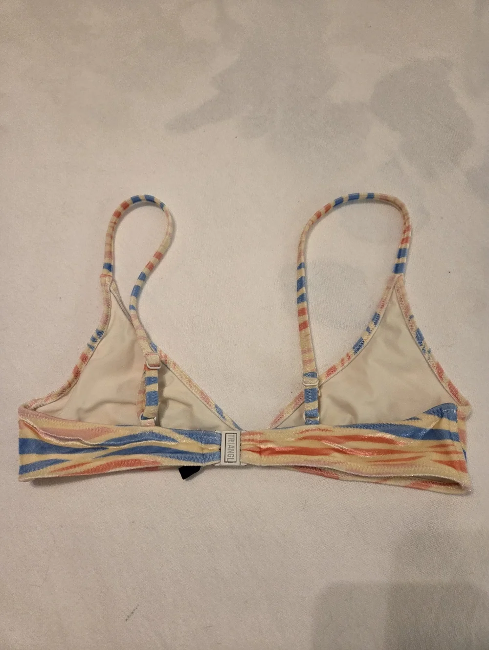TRIANGL (2) Bikini Tops Maia Zebra Multi Velvet & Aster Terry Coconut Bikini Top